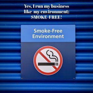 All my merchandise comes from a smoke-free environment!